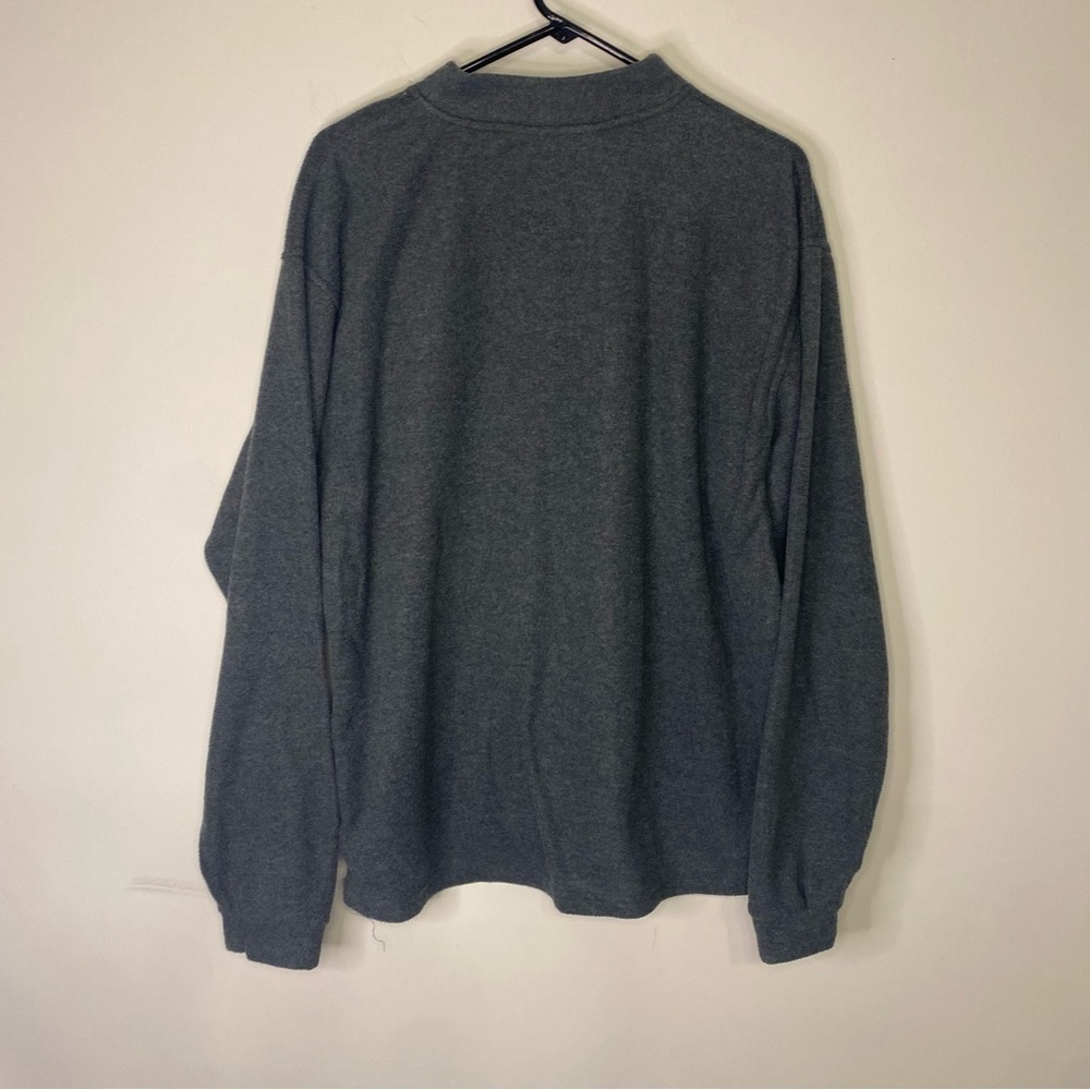 Men's The North Face Pull Over Gray Sweater Hiking Outdoors Size Large Crew Neck - Picture 8 of 11